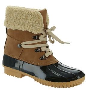 NEW DV Dolce Vita Ulito Ankle Navy Cream Lined Duck Boots SIZE 10 Womens